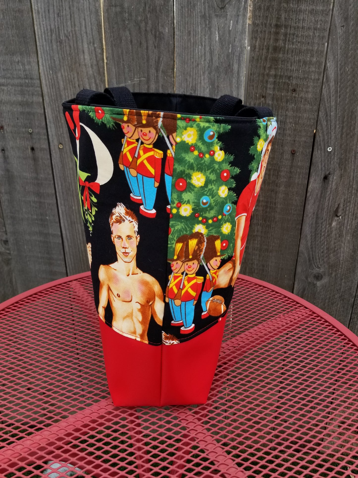 Hunky Holiday Tote--RED